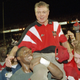 Nebraska players carry Tom Osborne off the field after the Huskers defeated Miami 24-17 in the 1995 Orange Bowl (AP Photo/Doug Mills)